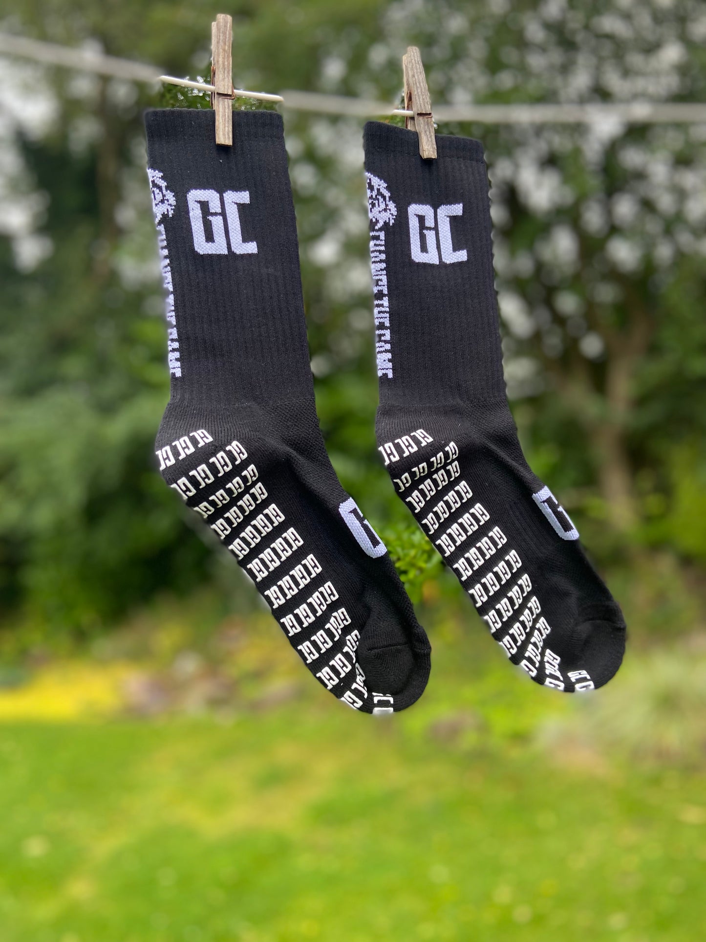 Black Game Changer Grip Socks Generation 2